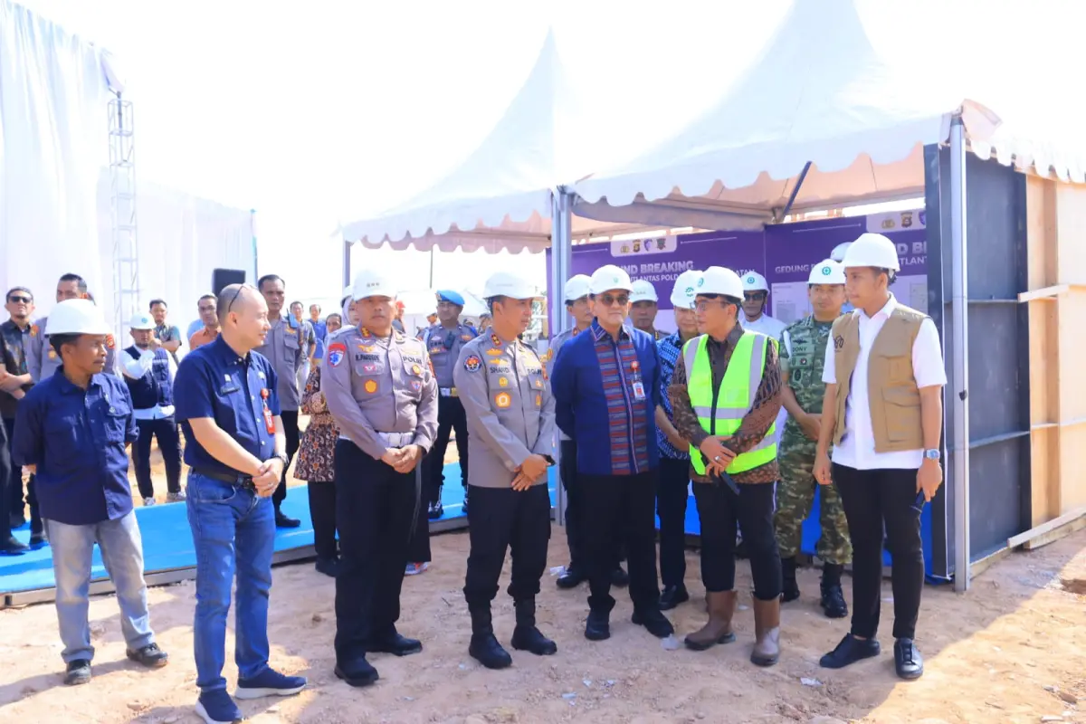 Sekda Sumsel Edward Candra Hadiri Groundbreaking Gedung Pelayanan BPKB Ditlantas Polda Sumsel, Dorong Pelayanan Masyarakat Makin Modern